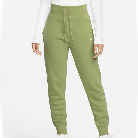 Nike Pants & Jumpsuits Nwt Nike Sportswear Phoenix Fleece Highwaisted Joggers Alligatorsail